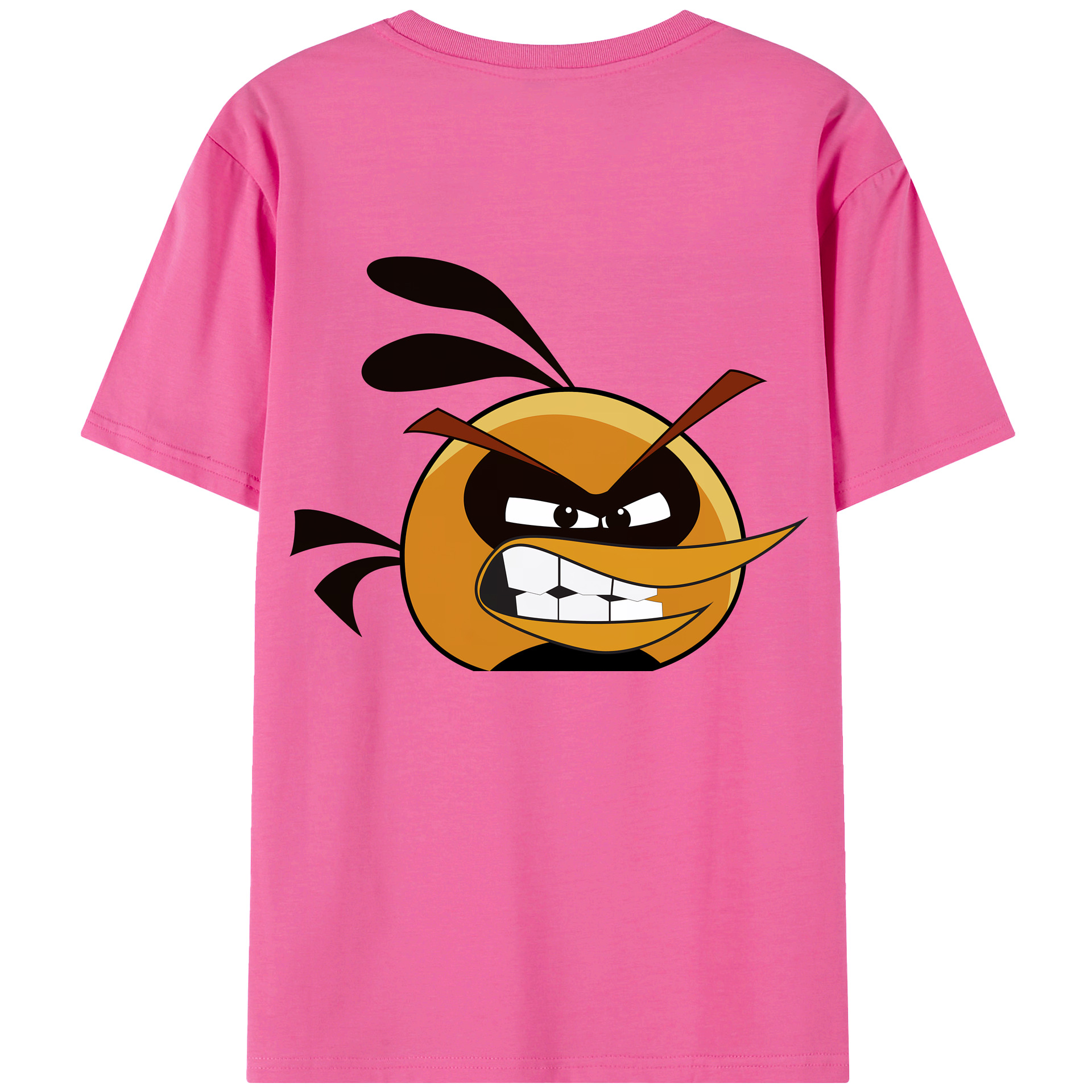 （画像用） Angry Birds アングリーバード レディース半袖Tシャツ(バックプリント)